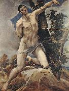 GRECO, El St Sebastian ghj Norge oil painting reproduction